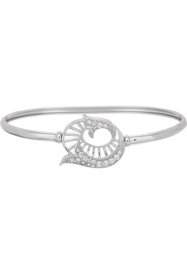 Silver Plated Rhodium Plated Bracelet