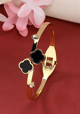 Gold Gold Plated Cuff Bracelet