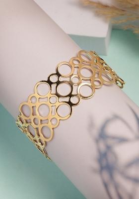 Gold Gold Plated Cuff Bracelet