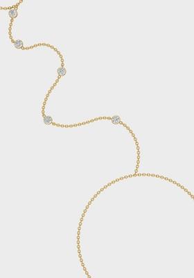 Gold Cubic Zircon Sterling Silver Bracelet