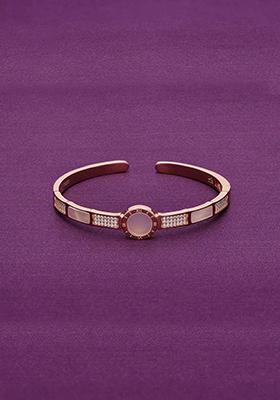 Rose Gold Royal Stack Band Bangle Bracelet