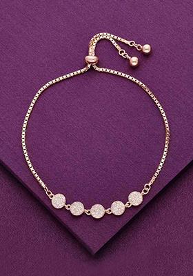 Rose Gold Sterling The Timeless Orbit Adjustable Bracelet