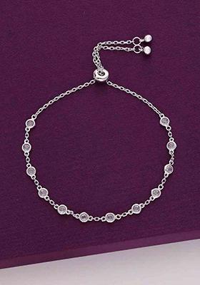 Silver Sterling Radiant Charm Bracelet