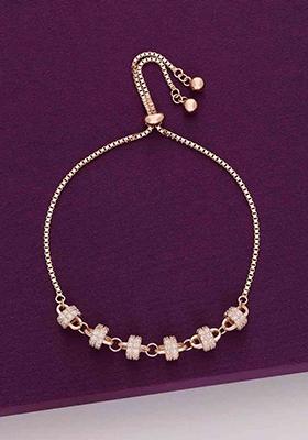 Rose Gold Sterling Elegance Sparkle Bracelet