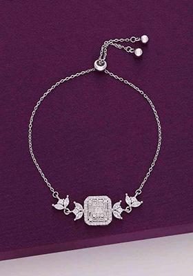 Silver Sterling Shimmering Charm Bracelet