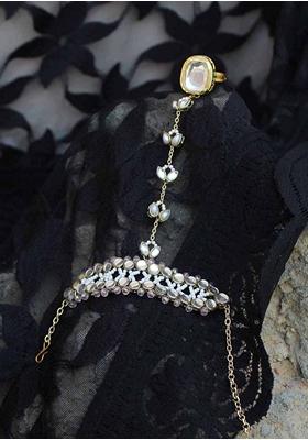 Pink Pearl Mixed Alloy Bracelet