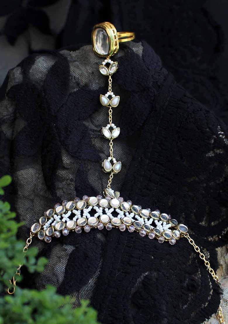 Pink Pearl Mixed Alloy Bracelet