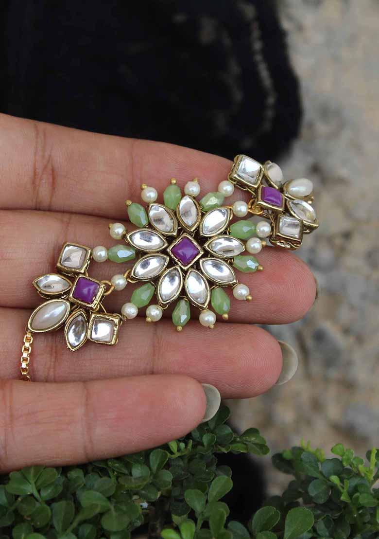 Green Pearl Mixed Alloy Bracelet