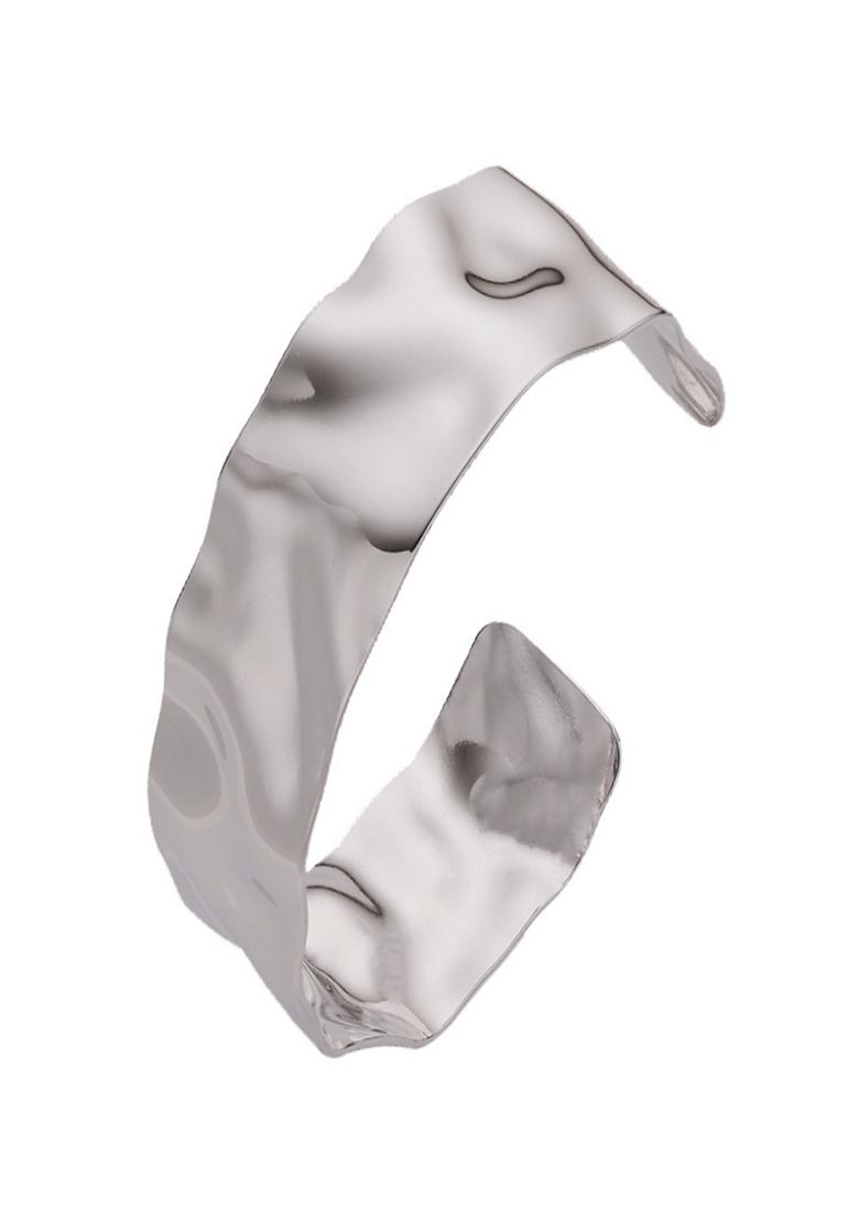 Silver Plated Mini Cuff Bangle Bracelet