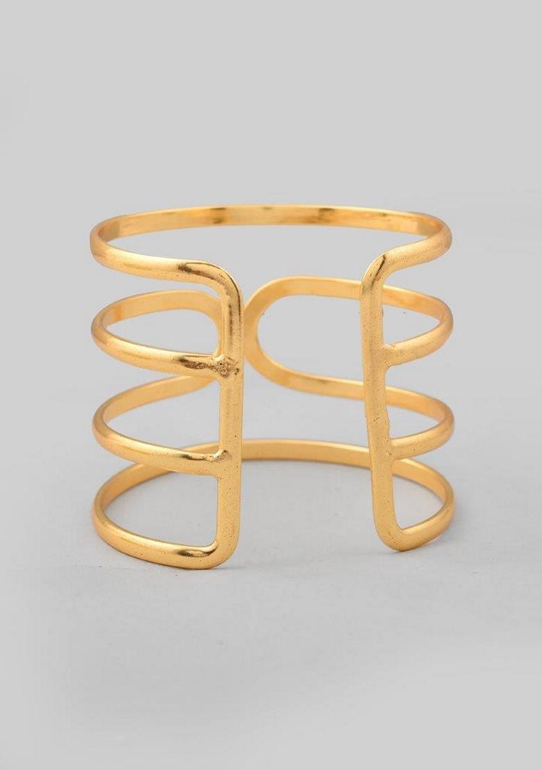 Gold Plated Layer Kada Bracelet