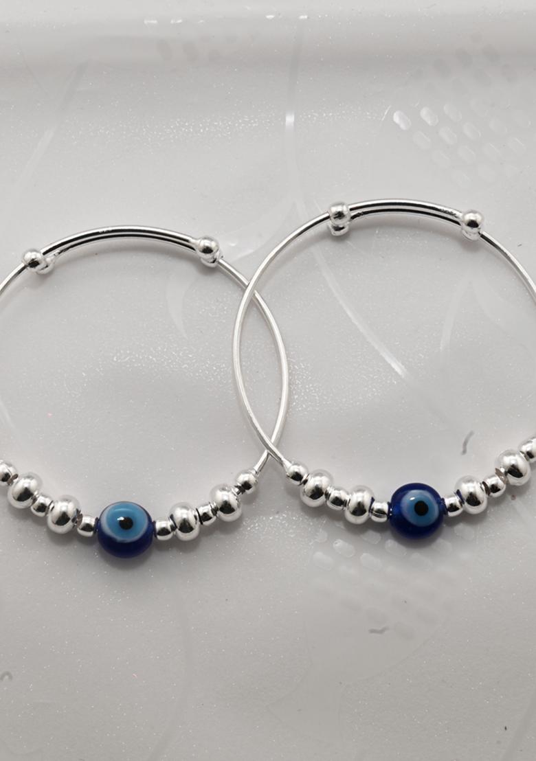 925 Pure Silver Kada Bracelet For Kids