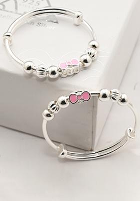 925 Pure Silver Kada Bracelet For Kids