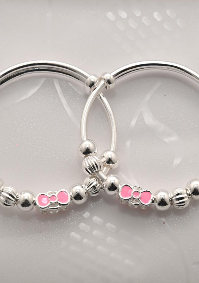 925 Pure Silver Kada Bracelet For Kids