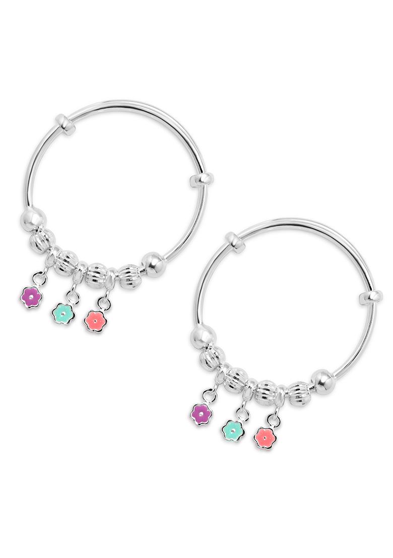 925 Pure Silver Kada Bracelet For Kids