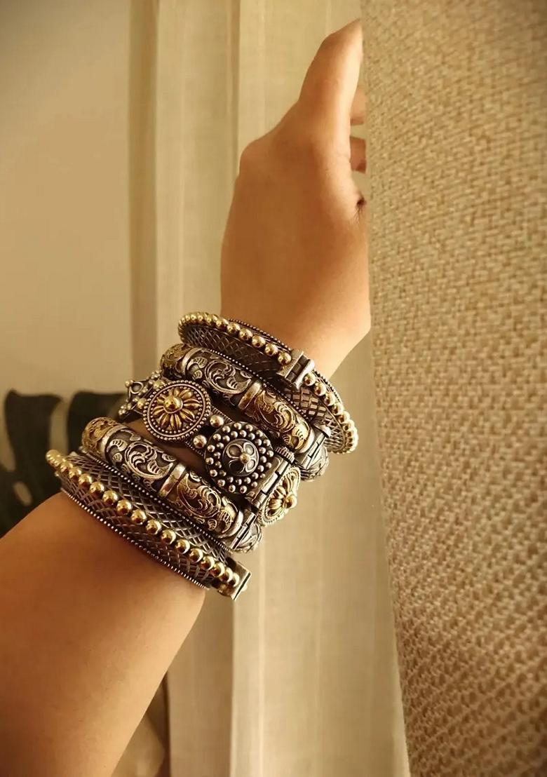 Multicolor Silver Plating Bangles And Bracelets