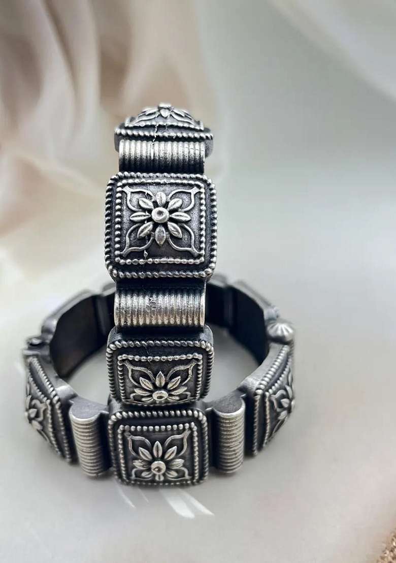 Silver Plating Bangles And Bracelets - Indya