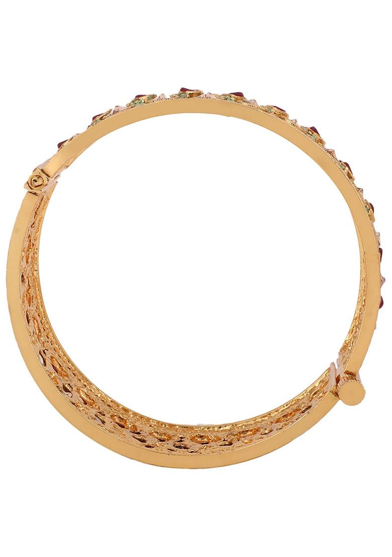 Multicolour Kundan Bangles - Indya