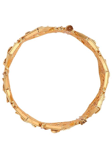 Green Artificial Stone Bangles