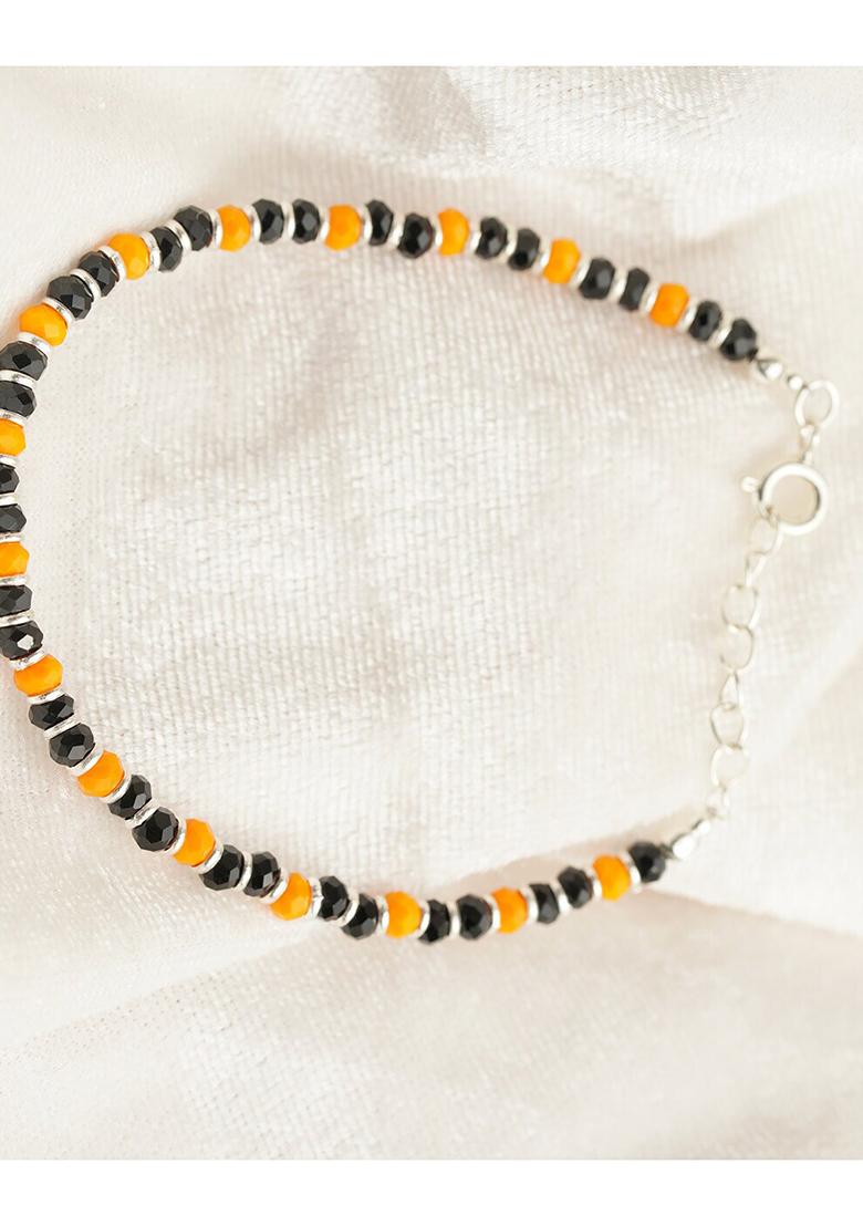 Yellow Thread 925 Sterling Silver Bracelet