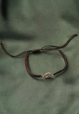 Black Beads 925 Sterling Silver Bracelet