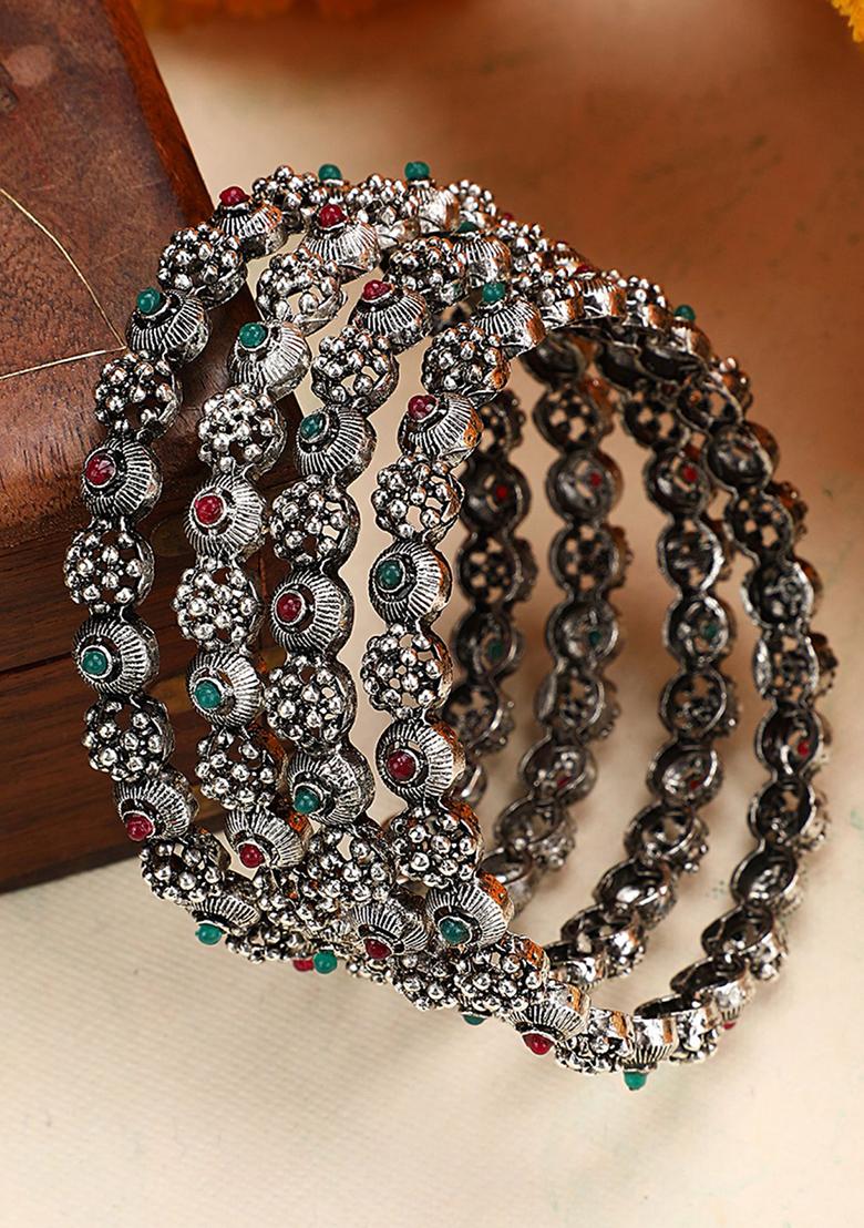 Multicolour Artificial Stone Bangles