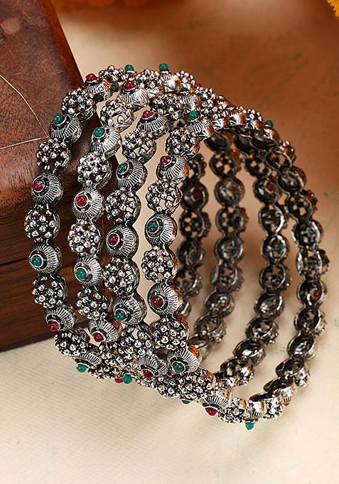 Multicolour Artificial Stone Bangles