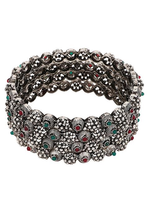 Multicolour Artificial Stone Bangles