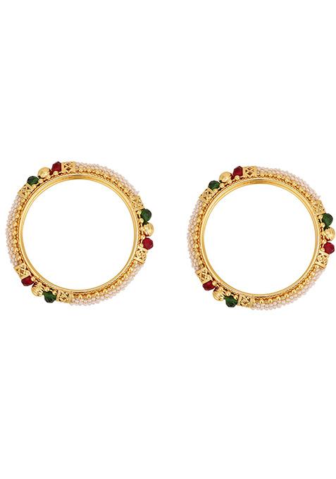 Multicolour Pearl Bangles