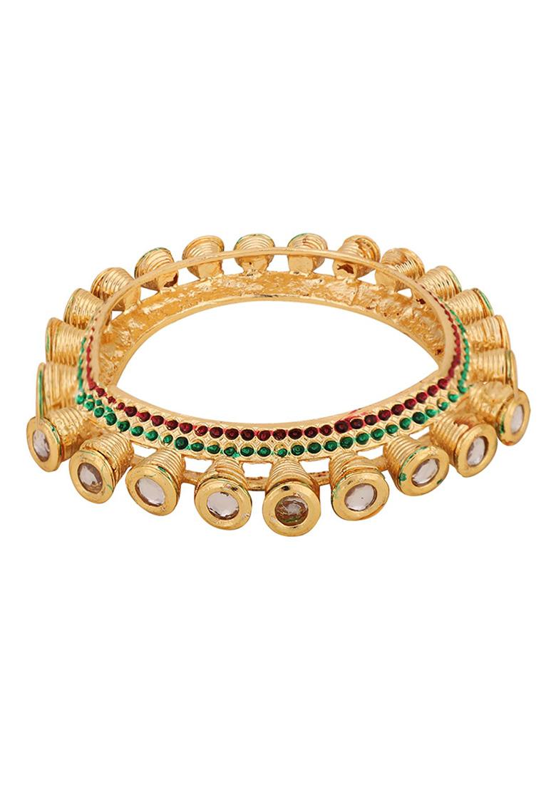 Gold Plated Cubic Zirconia Bangles