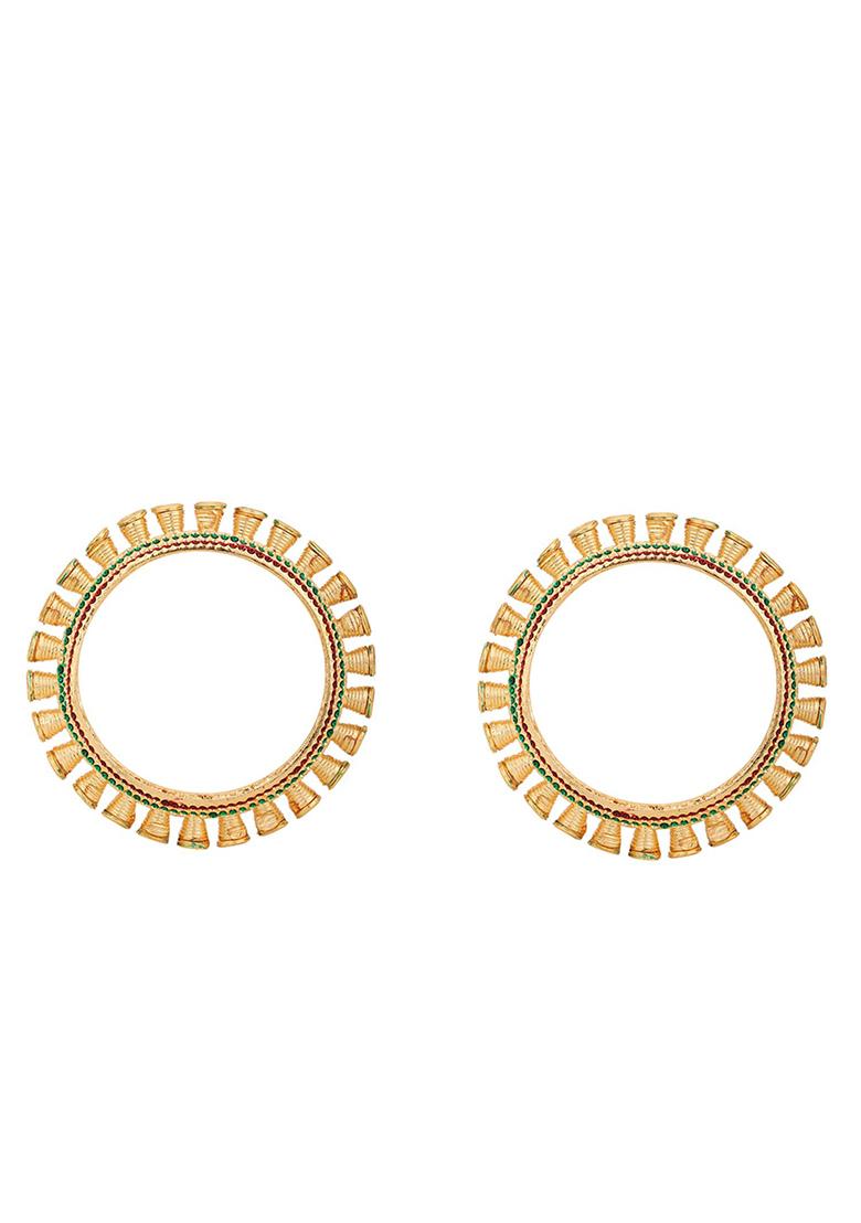 Gold Plated Cubic Zirconia Bangles