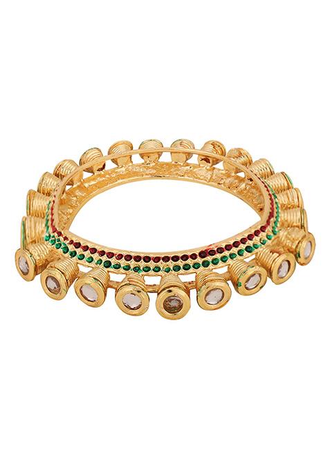 Gold Plated Cubic Zirconia Bangles