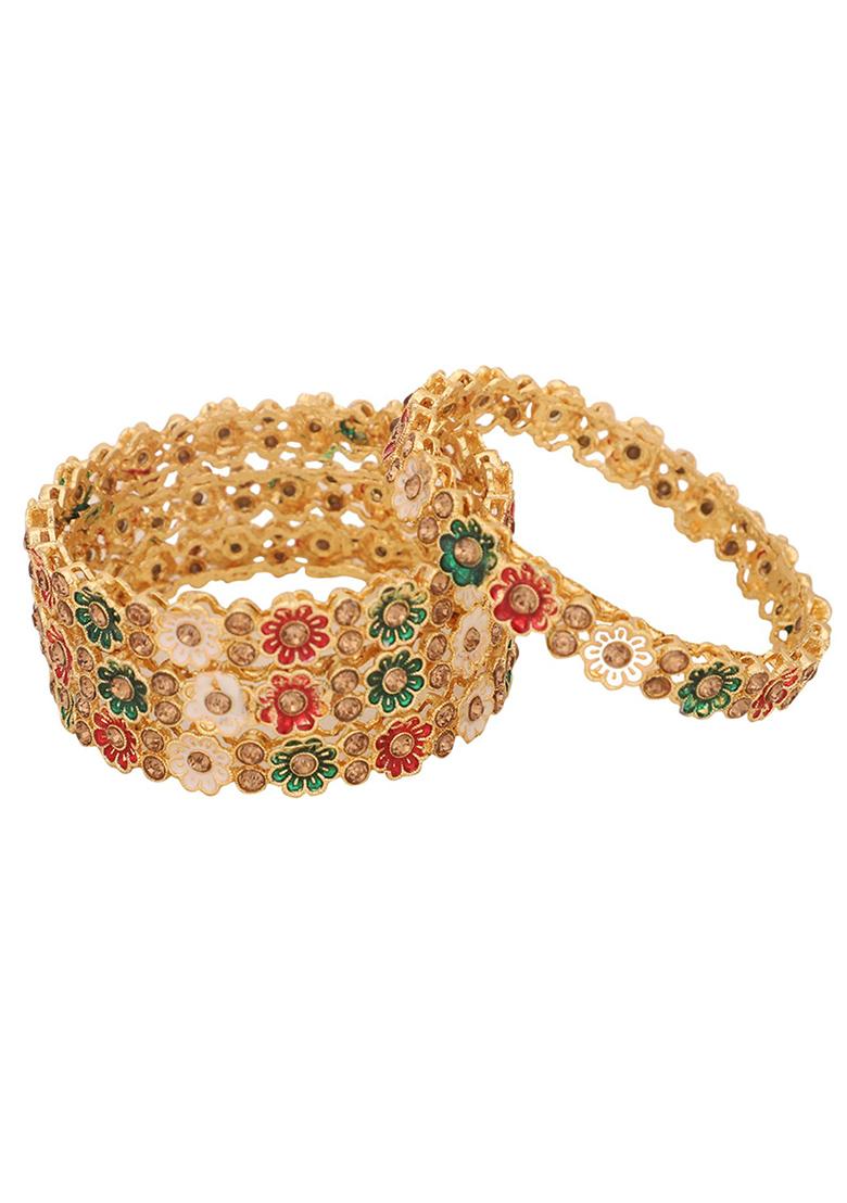 Multicolour Artificial Stone Bangles