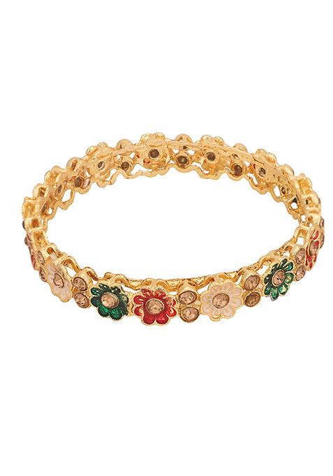 Multicolour Artificial Stone Bangles