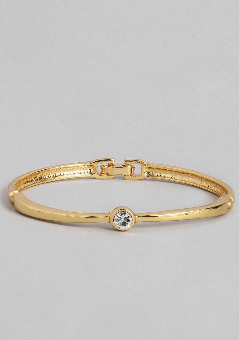 Gold Crystals Gold Plated Bangles And Bracelets