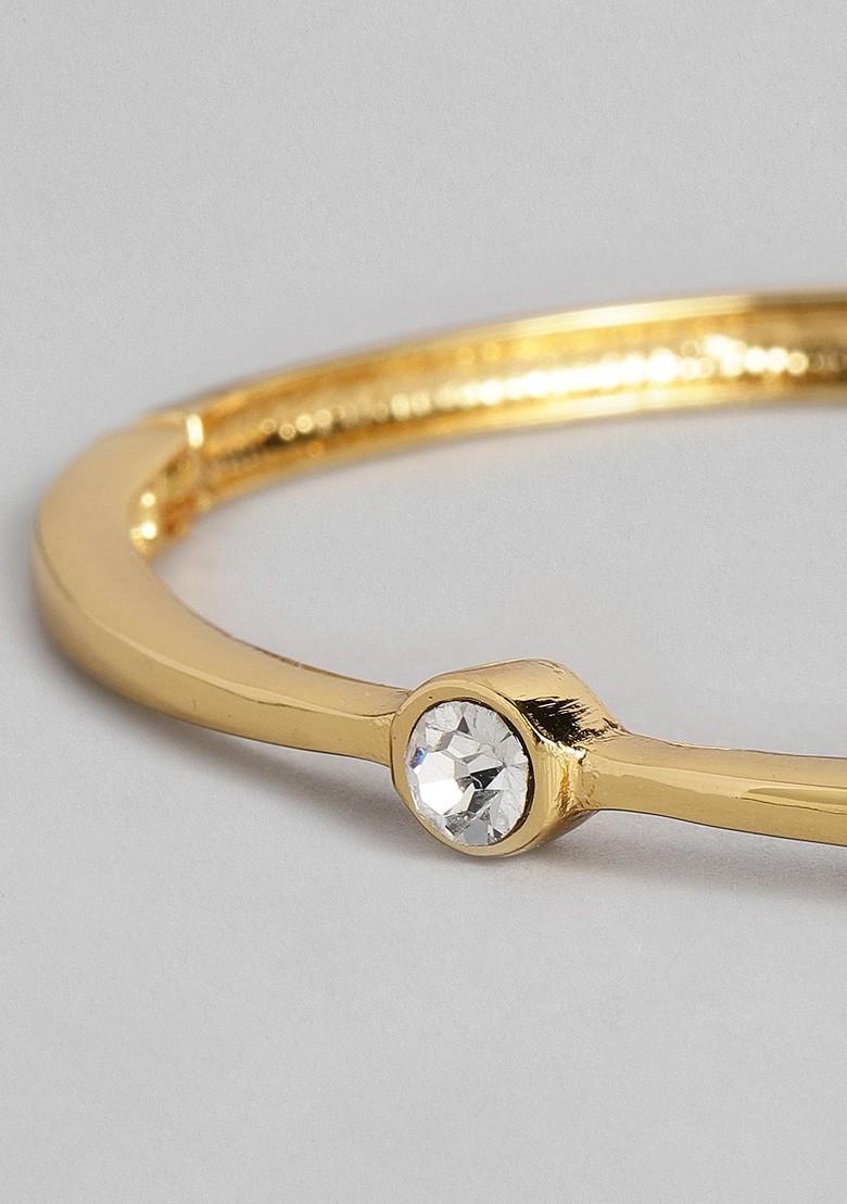 Gold Crystals Gold Plated Bangles And Bracelets