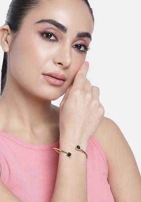 Gold Studded Gold Plated Bangles And Bracelets