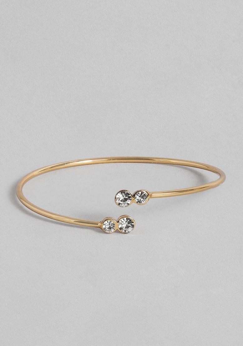 Gold Studded Gold Plated Bangles And Bracelets