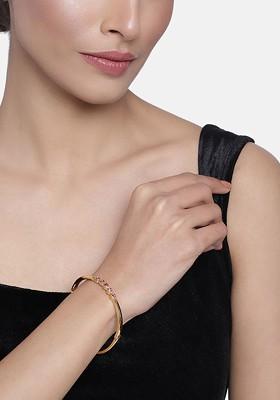 Gold Crystals Gold Plated Bangles And Bracelets
