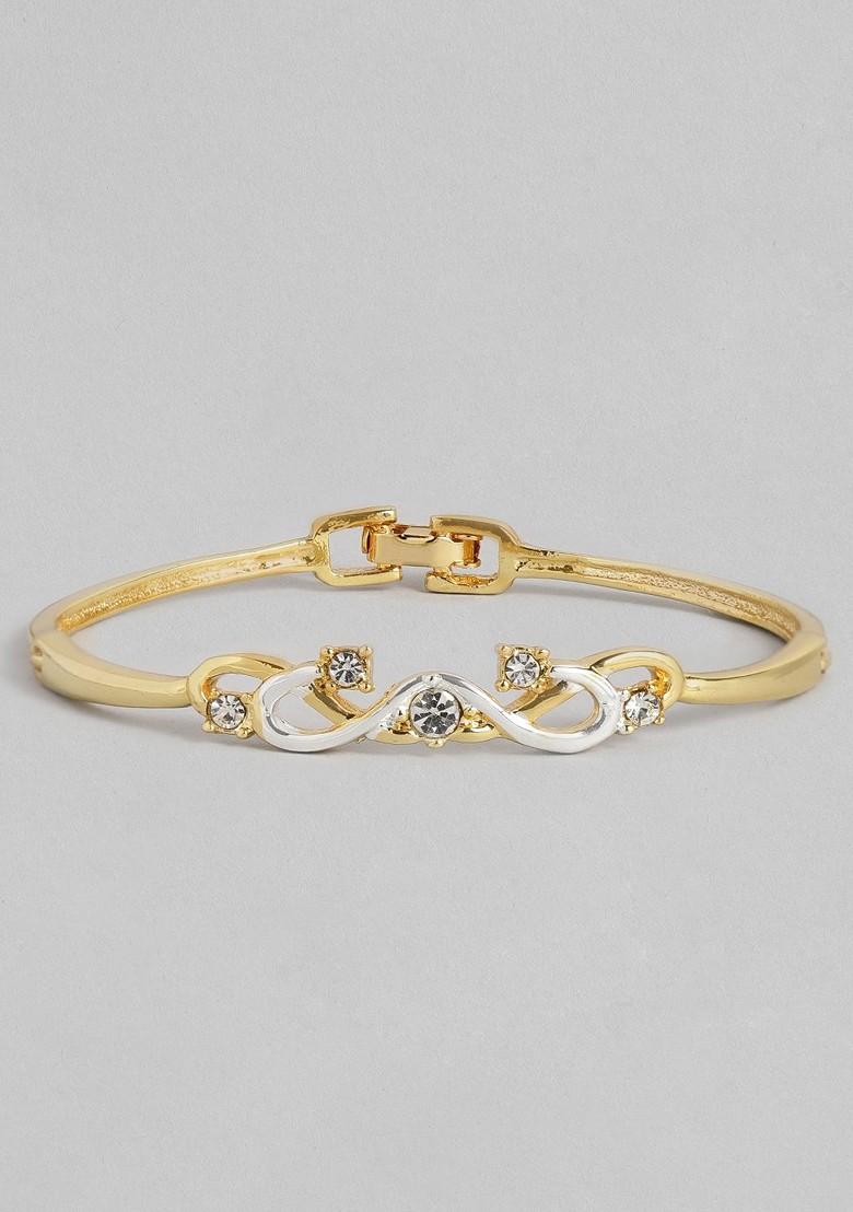 Gold Crystals Gold Plated Bangles And Bracelets