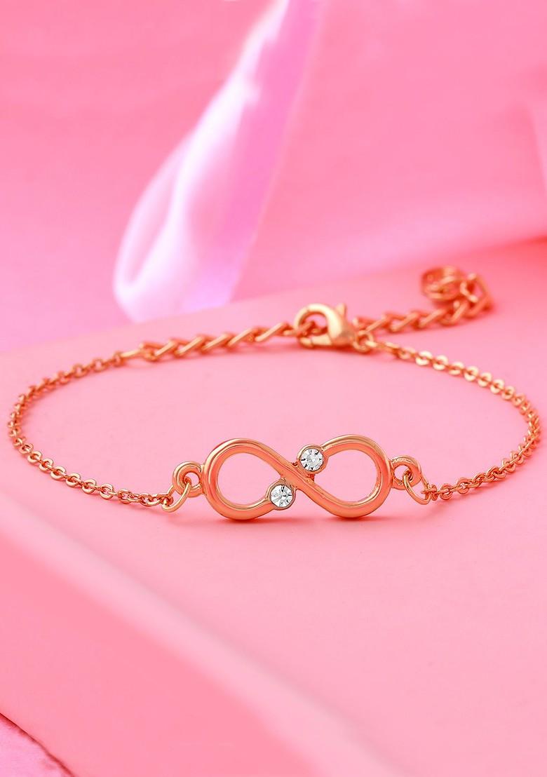 Rose Gold Solid Gold Plated Bangles And Bracelets