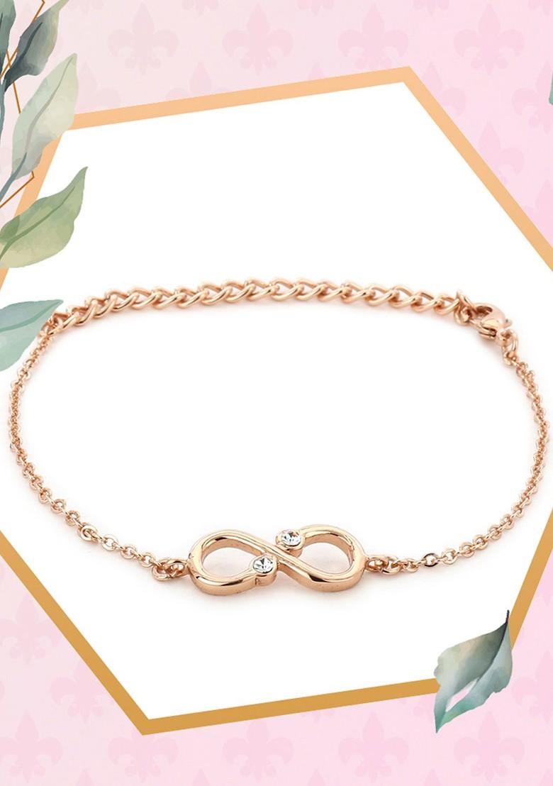 Rose Gold Solid Gold Plated Bangles And Bracelets