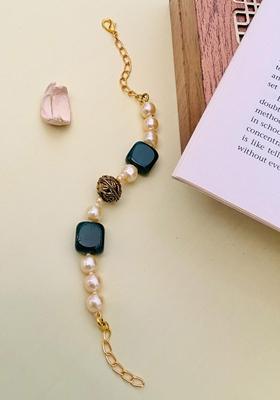 Gold Plated Cubic Zircon American Diamond Bracelet