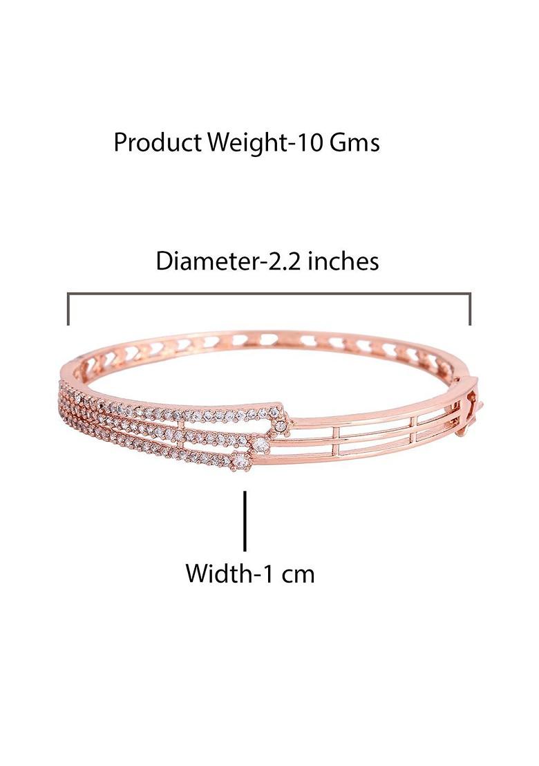 Rose Gold Solid Gold Plated Bracelets