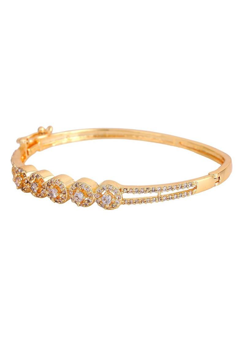Gold Solid Gold Plated Bangles And Bracelets