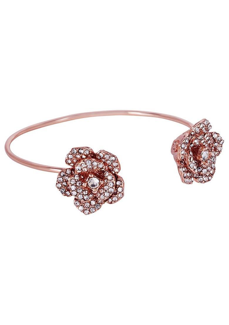 Rose Gold Studded Gold Plated Bangles And Bracelets