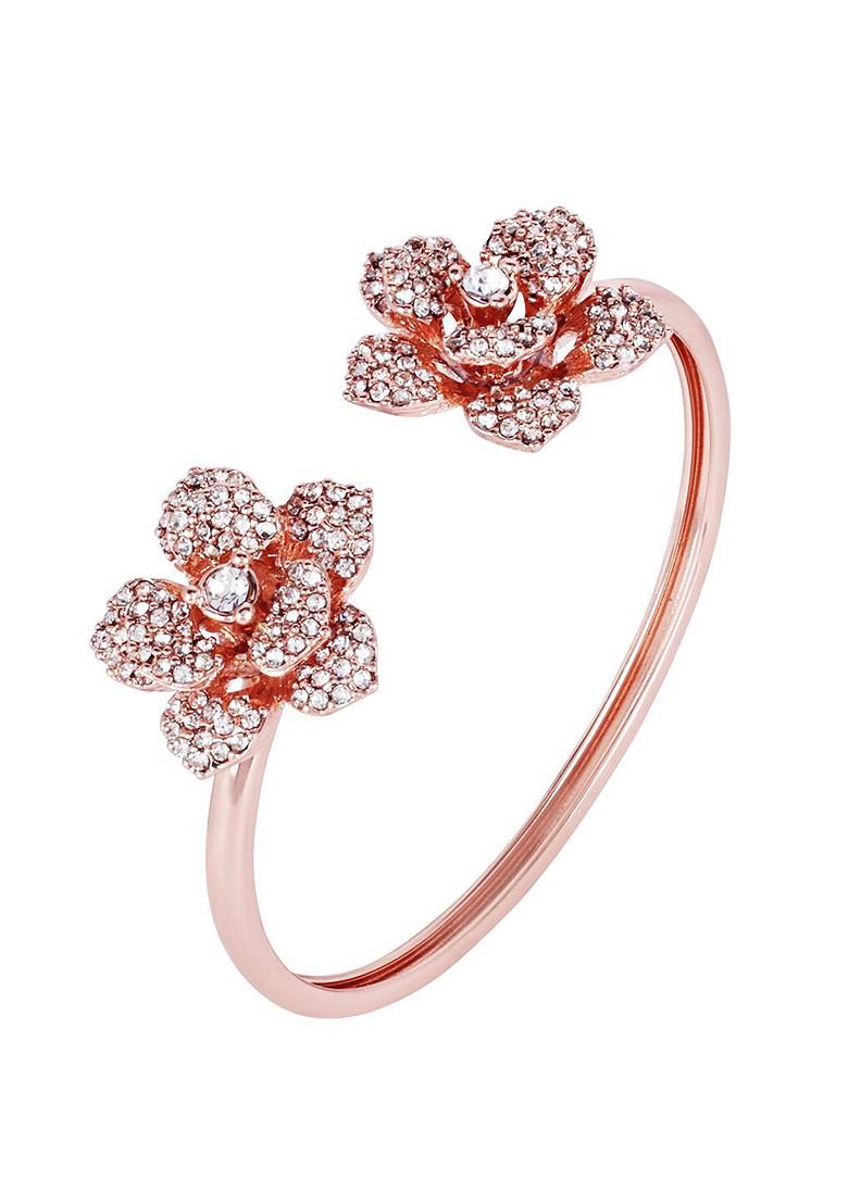 Rose Gold Studded Gold Plated Bangles And Bracelets