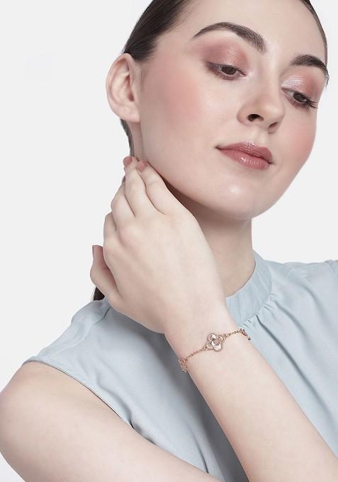 Rose Gold Solid Gold Plated Bangles And Bracelets