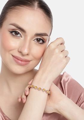 Rose Gold Solid Gold Plated Bangles And Bracelets