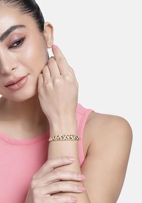 Gold Studded Gold Plated Bangles And Bracelets