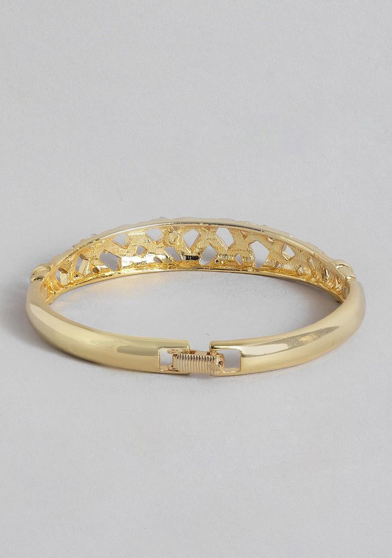 Gold Studded Gold Plated Bangles And Bracelets